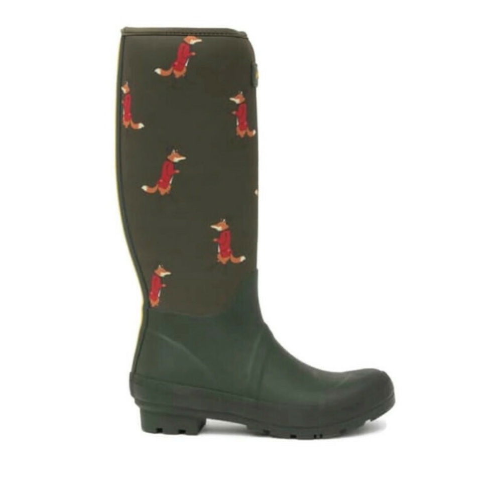 Brand New! Joules Welly Fox print rain boots